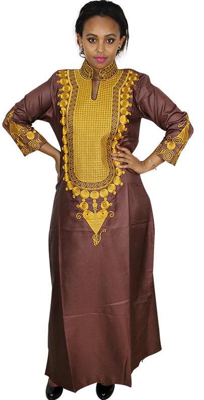 Dashiki  Dresses bazin riche traditional african clothing Long Sleeve