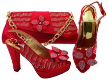 African Women Shoes and Handbag Set ...  M008