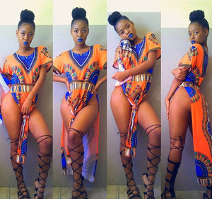 Robe Africaine African Dress For Women Nightclub Skirt
